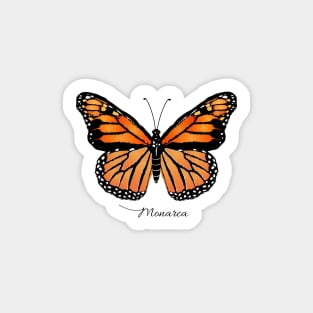 The monarch butterfly Sticker